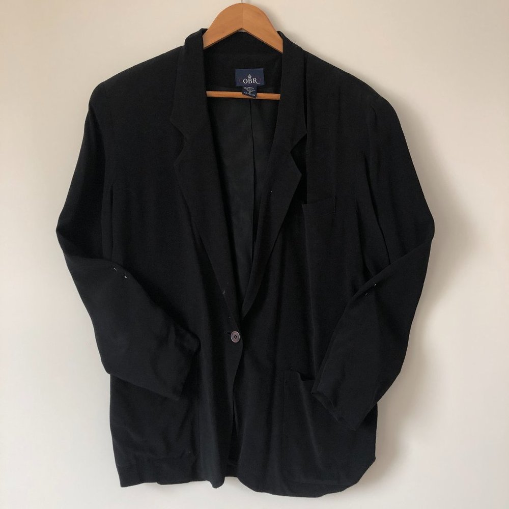 OBR | women's black button up blazer